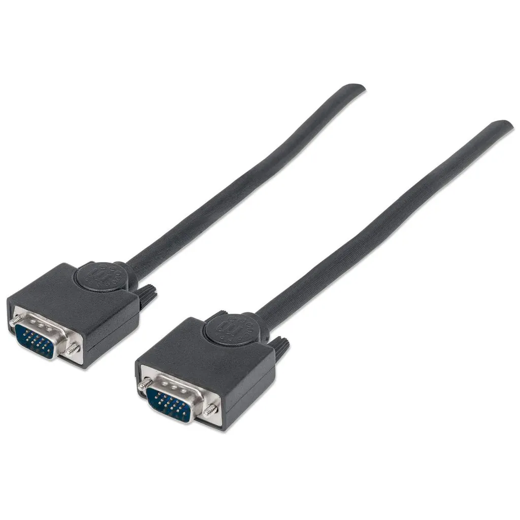Manhattan 312721 cable VGA 4,5 m VGA (D-Sub) Negro