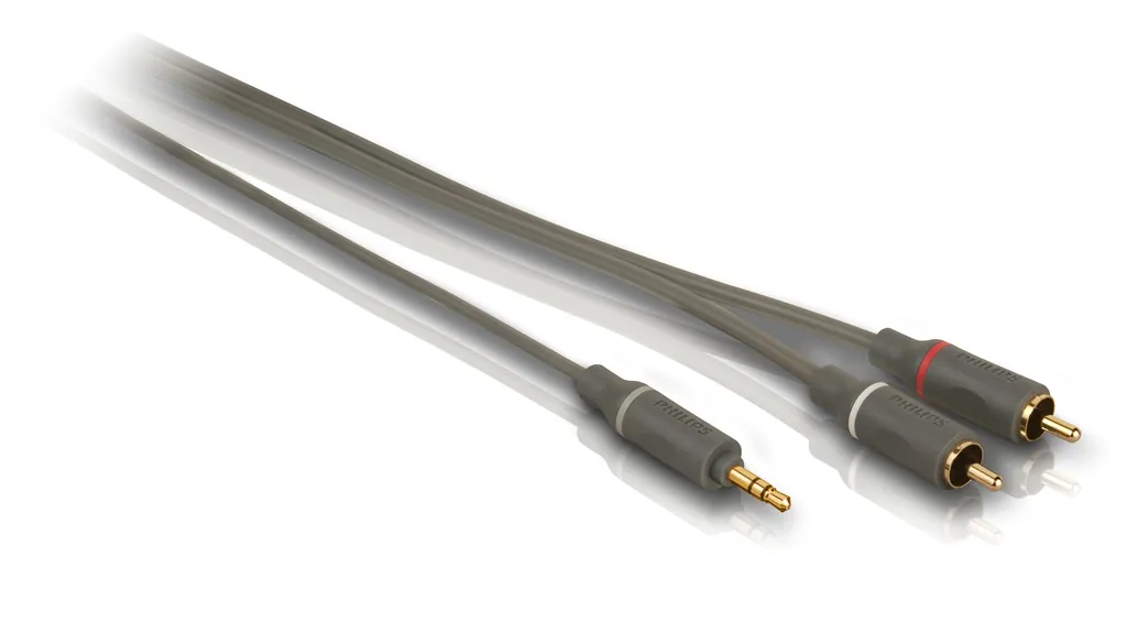 Philips SWA4527S/10 cable de audio 1,5 m 3,5mm 2 x RCA Gris