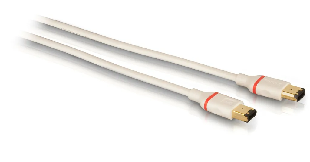 Philips SWF2124S/27 cable firewire 1,83 m 6-p Blanco