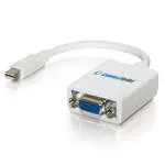 C2G 81282 adaptador de cable de vídeo 0,23 m Mini DisplayPort VGA (D-Sub) Blanco