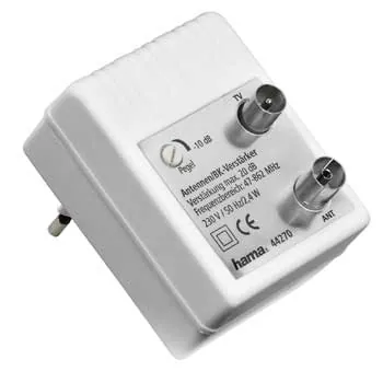 Hama 00044270 cambiador de género para cable 2 x Coax Blanco