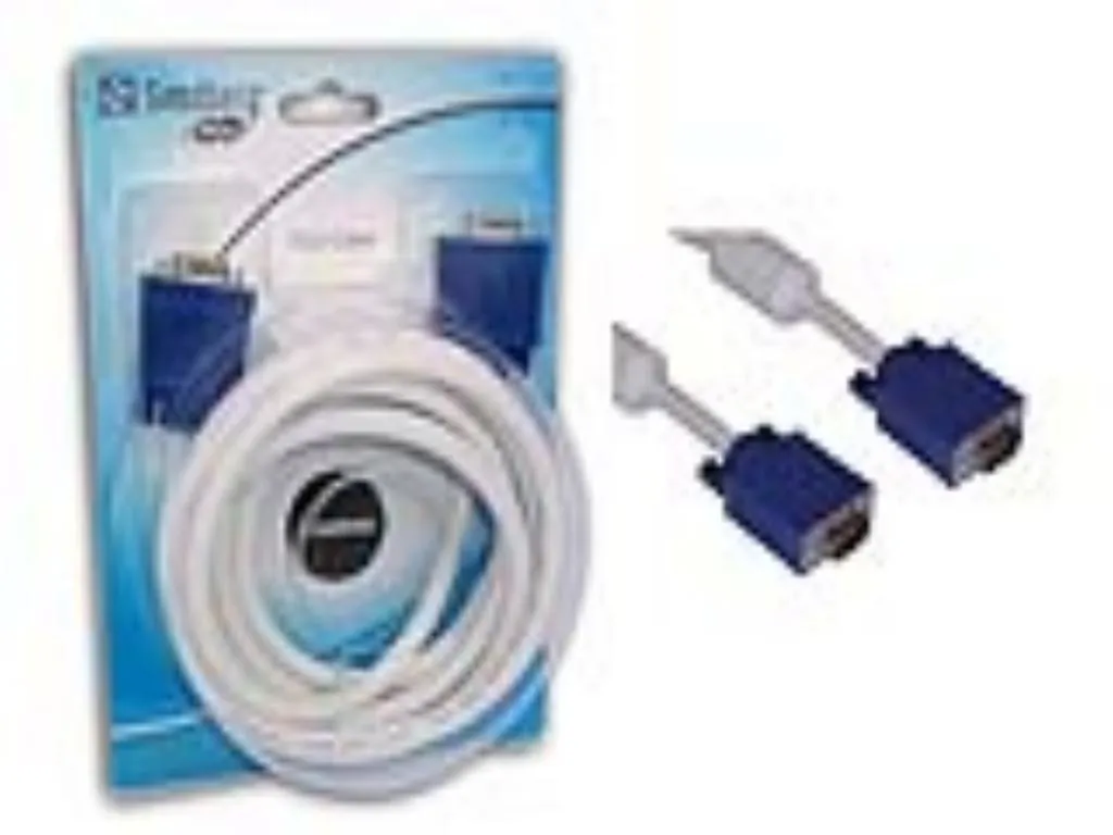 Sandberg 1m VGA-VGA cable VGA VGA (D-Sub) Blanco