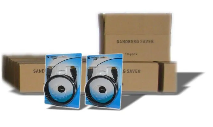 Sandberg 2m HDMI cable HDMI HDMI tipo A (Estándar) Negro