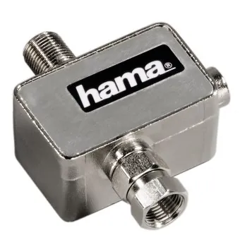 Hama 00083144 cambiador de género para cable Plata