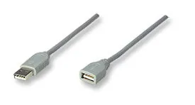Manhattan 165211 cable USB 1,8 m USB A Gris