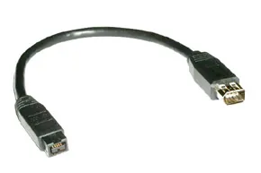 Lindy 70397 cable firewire Negro