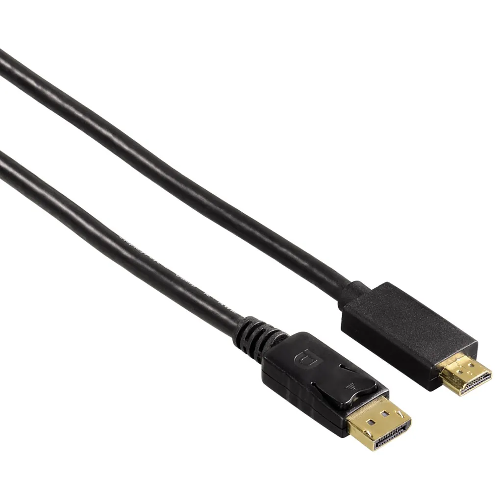 Hama 54594 1,8 m Displayport HDMI Negro