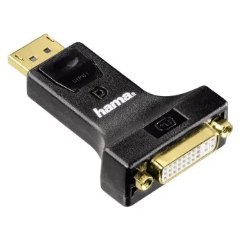 Hama 00054585 cambiador de género para cable Displayport M DVI-D FM Negro