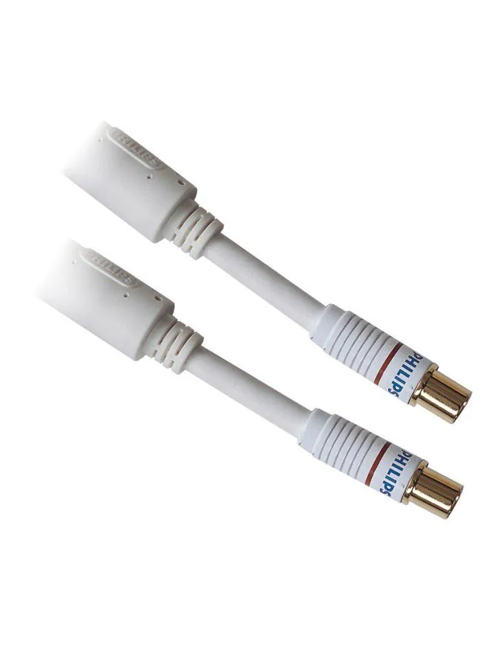 Philips SWV7113W/93 cable coaxial 3 m RG6 Blanco