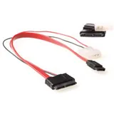 ACT AK3412 cable de SATA 0,3 m Rojo