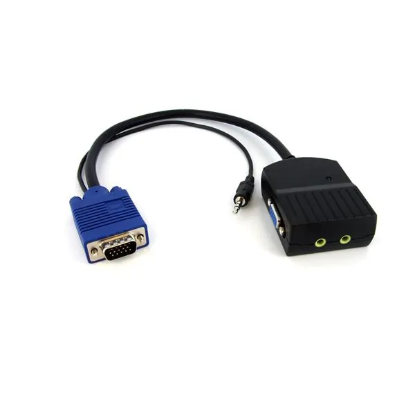 StarTech.com ST122LEA adaptador de cable de vídeo 0,68 m Negro