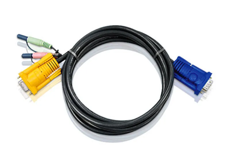 ATEN 2L5205A cable para video, teclado y ratón (kvm) Negro 5 m