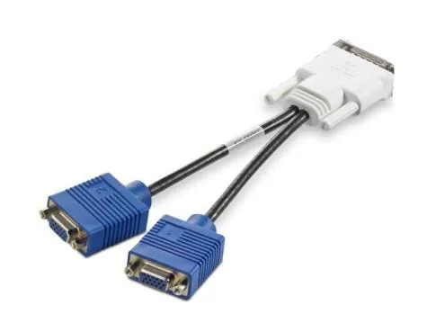 HP VGA `Y` cable adapter 0,19 m DMS 2 x VGA (D-Sub)