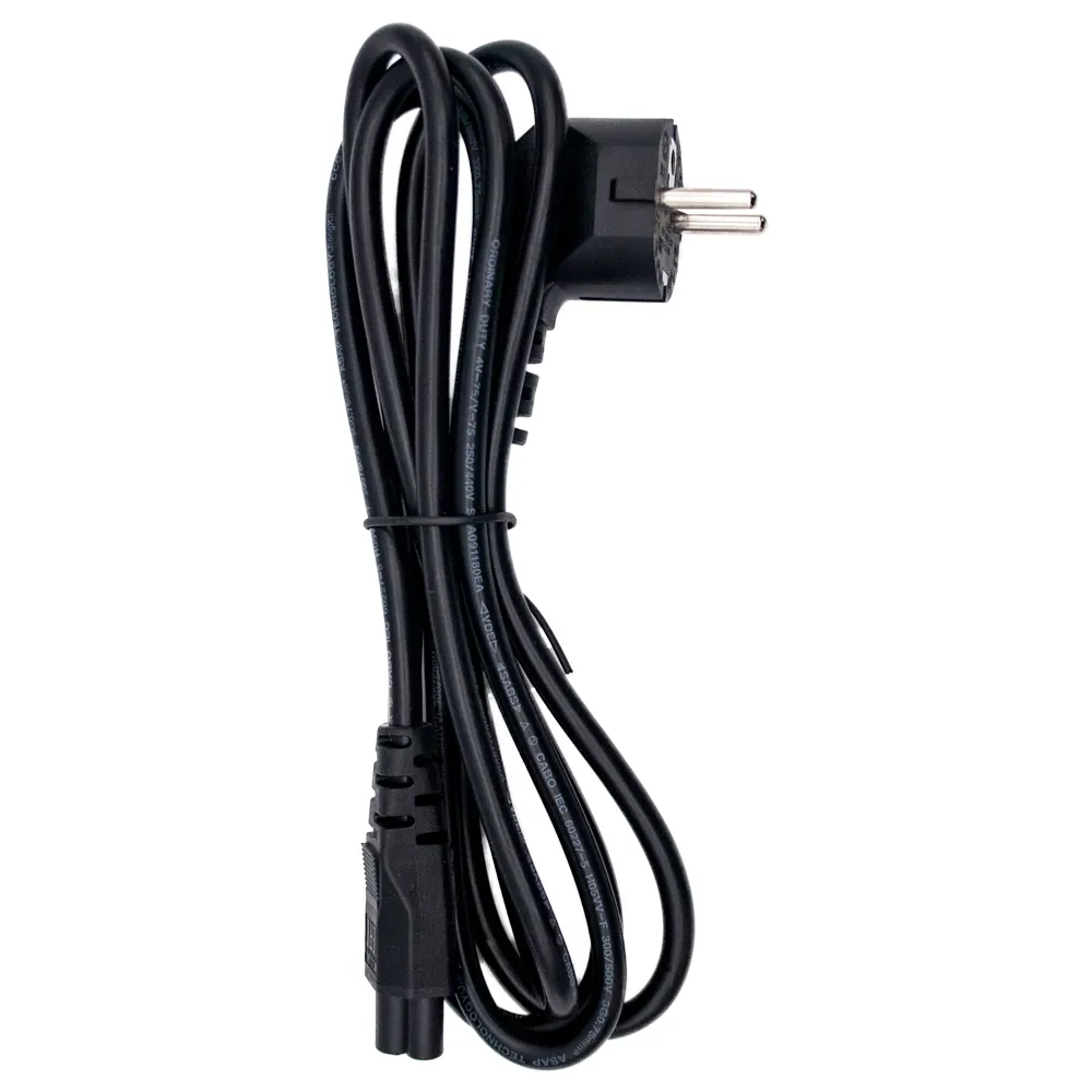 Origin Storage C-E-POWER-EU-MM cable de transmisión Negro 2 m Enchufe tipo C C7 acoplador
