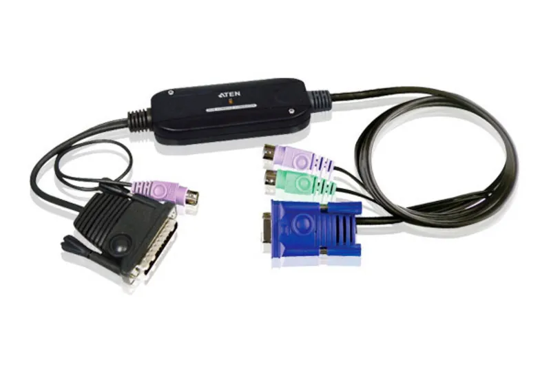 ATEN CV130B cable para video, teclado y ratón (kvm) Negro