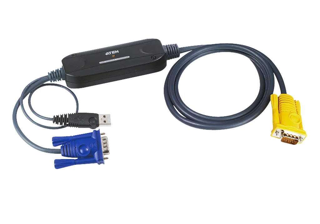 ATEN CV131A cable para video, teclado y ratón (kvm) Negro 1,8 m