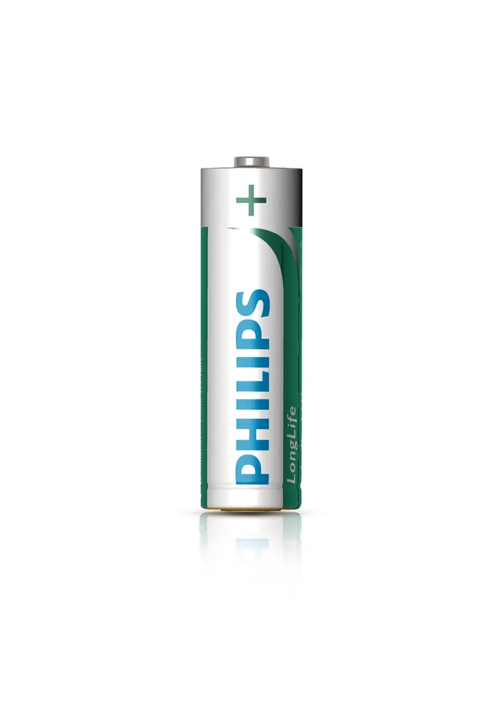 Philips LongLife R6L12B/10 pila doméstica Batería de un solo uso AA Zinc-carbono