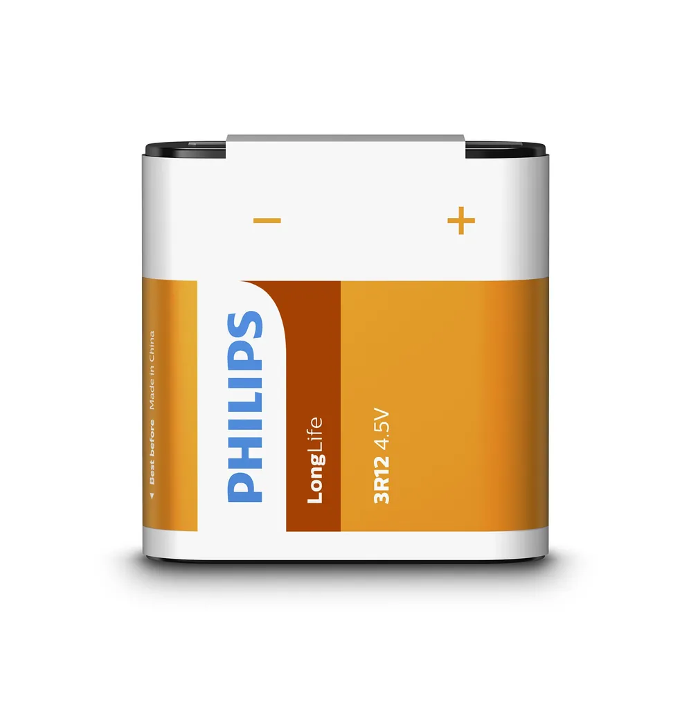 Philips LongLife 3R12L1F/10 pila doméstica Batería de un solo uso 4.5V Zinc-carbono