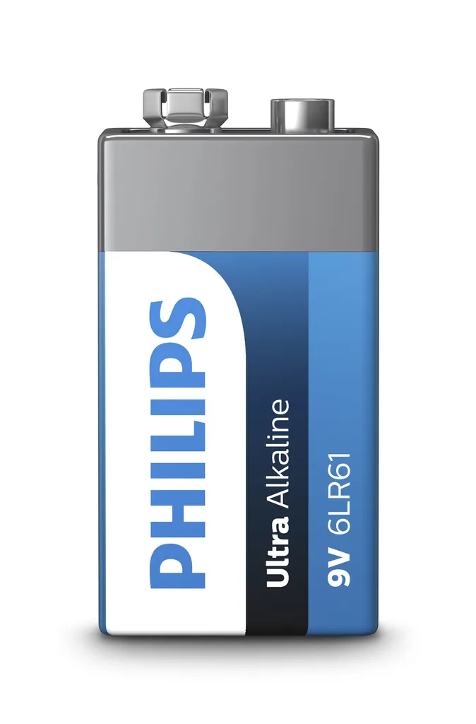Philips Ultra Alkaline 6LR61E1B/10 pila doméstica Batería de un solo uso Alcalino