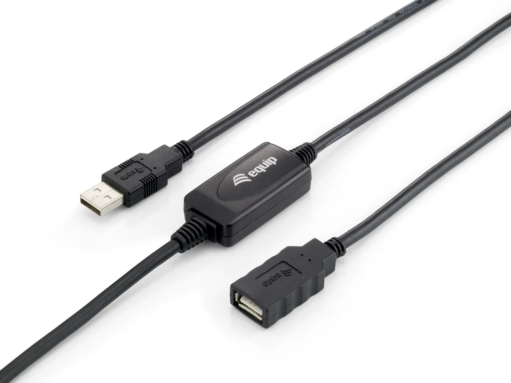 Equip 133310 cable USB USB 2.0 10 m USB A Negro