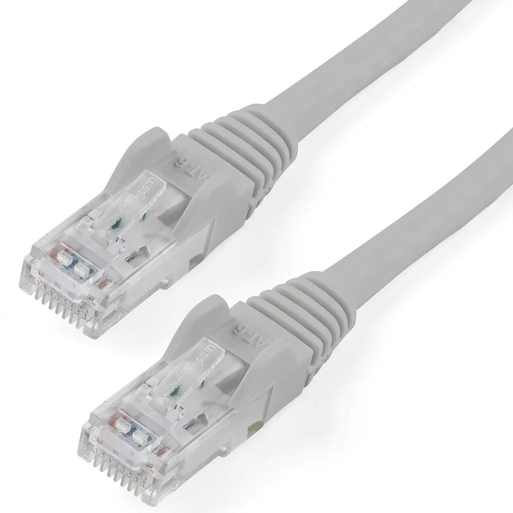 StarTech.com N6PATCH10GR cable de red Gris 3,05 m Cat6 U/UTP (UTP)