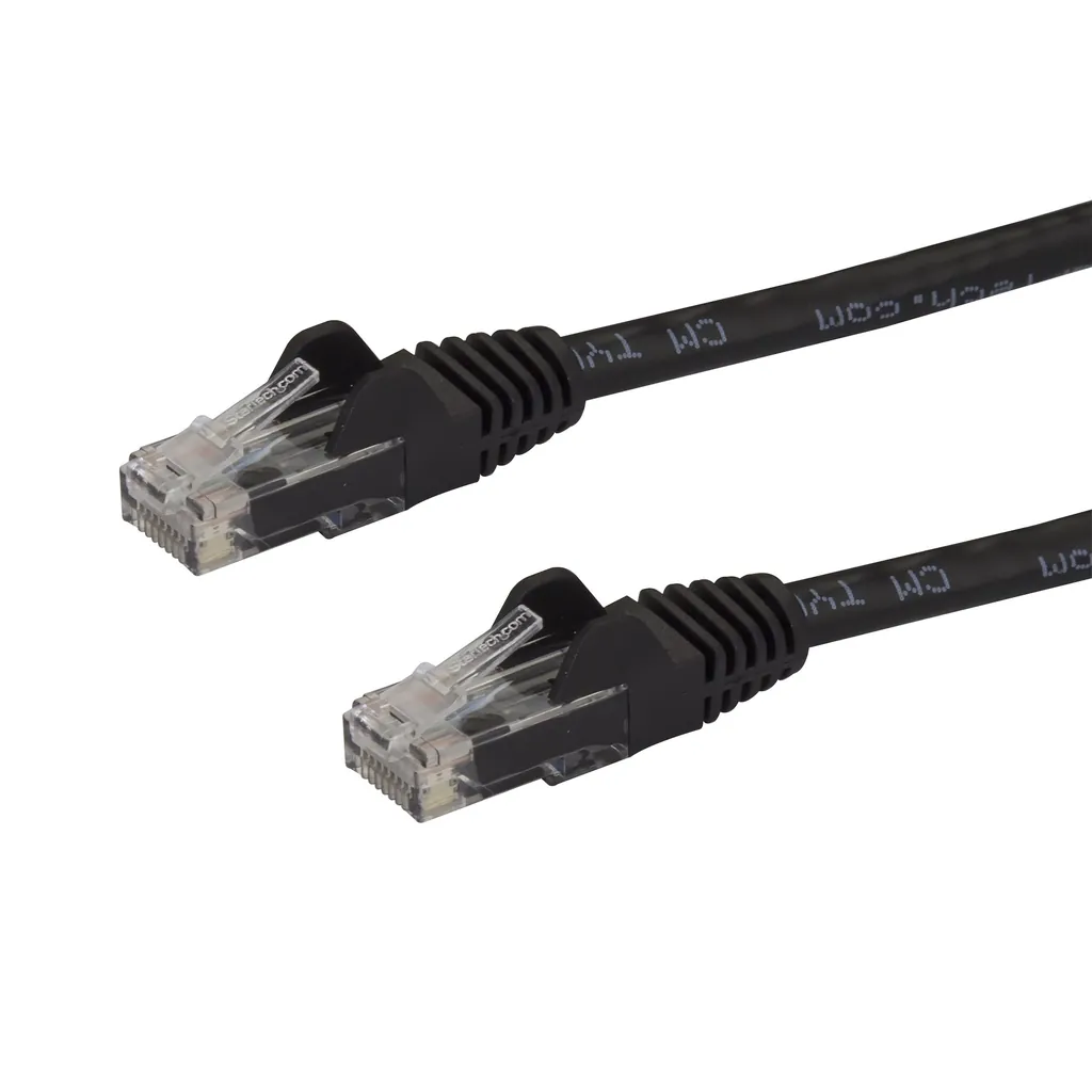 StarTech.com N6PATCH15BK cable de red Negro 4,6 m Cat6 U/UTP (UTP)