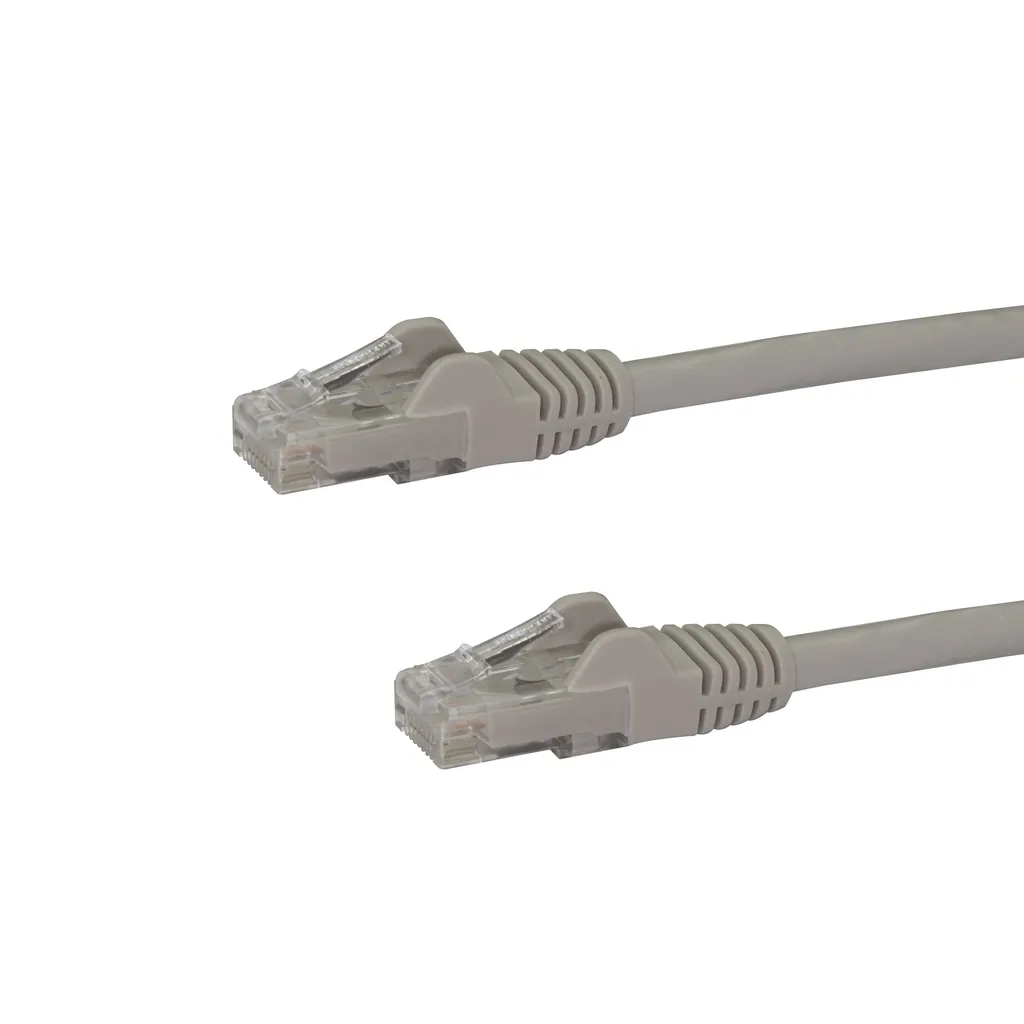 StarTech.com N6PATCH15GR cable de red Negro 4,57 m Cat6 U/UTP (UTP)