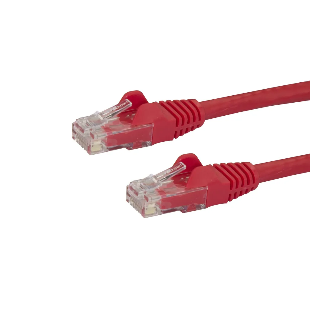 StarTech.com N6PATCH15RD cable de red Rojo 4,5 m Cat6a U/UTP (UTP)