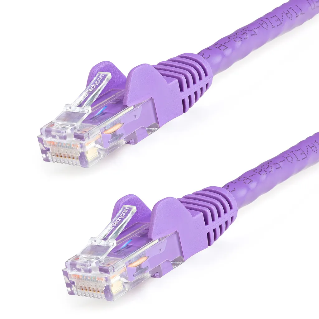 StarTech.com N6PATCH25PL cable de red Púrpura 7,62 m Cat6 U/UTP (UTP)