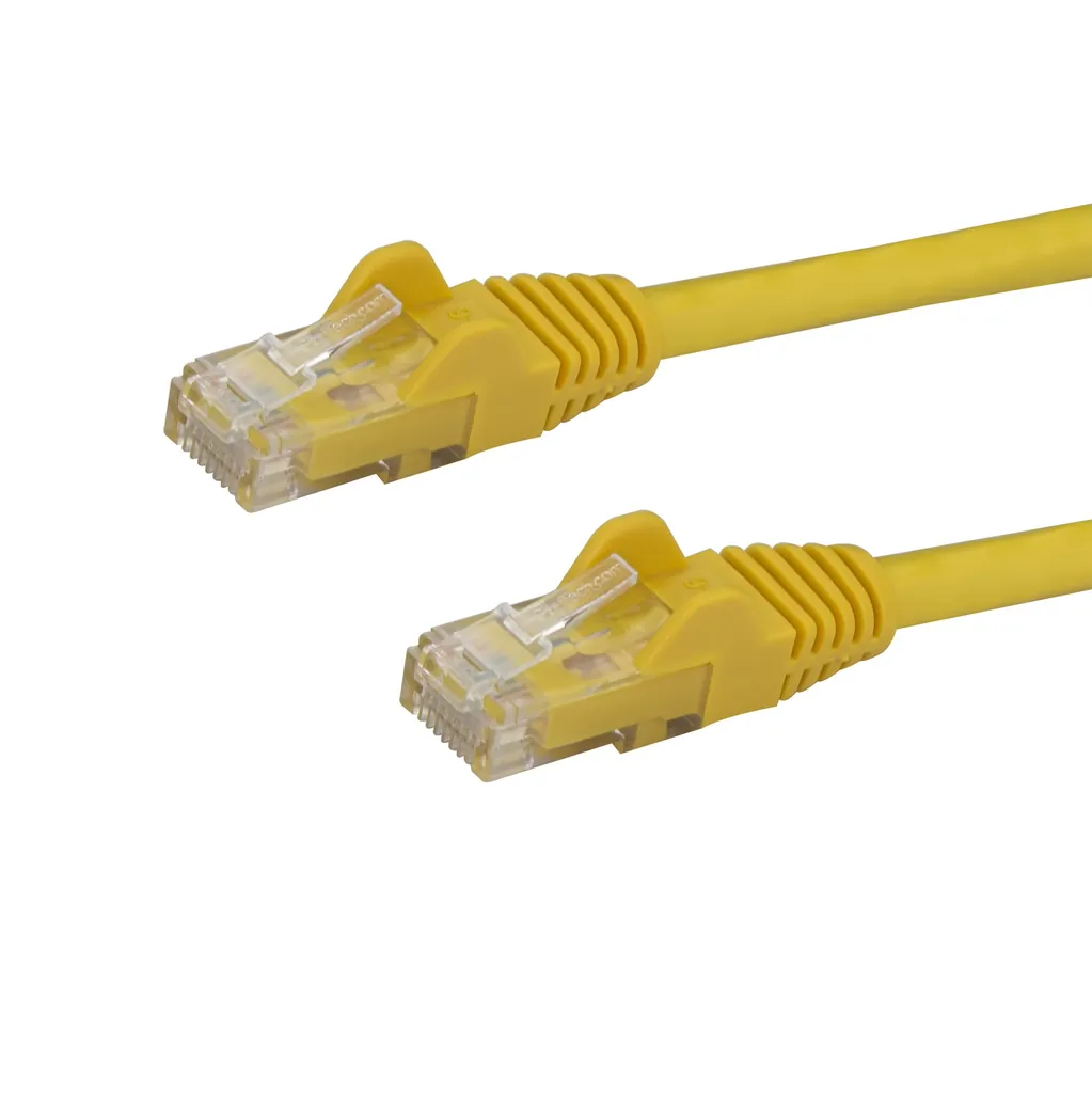StarTech.com N6PATCH25YL cable de red Amarillo 7,6 m Cat6 U/UTP (UTP)