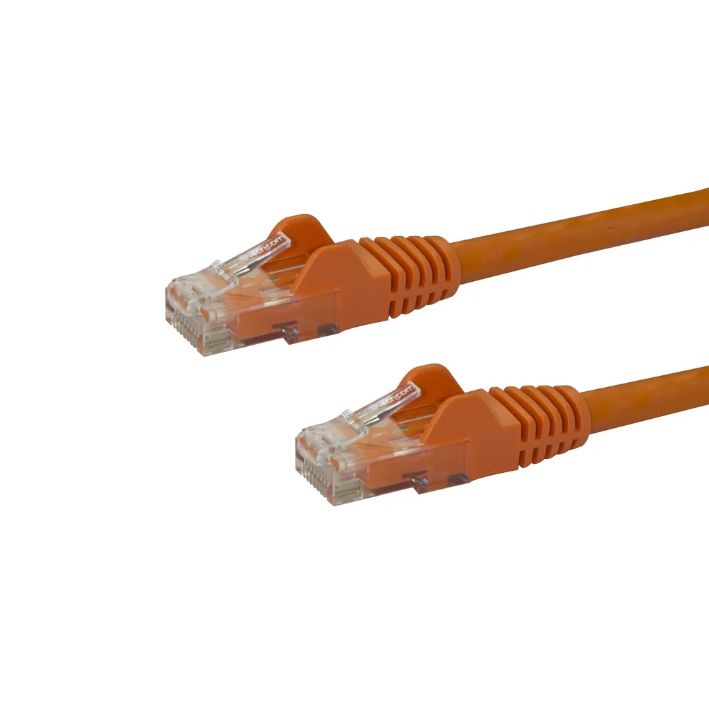 StarTech.com N6PATCH7OR cable de red Naranja 2,1 m Cat6 U/UTP (UTP)
