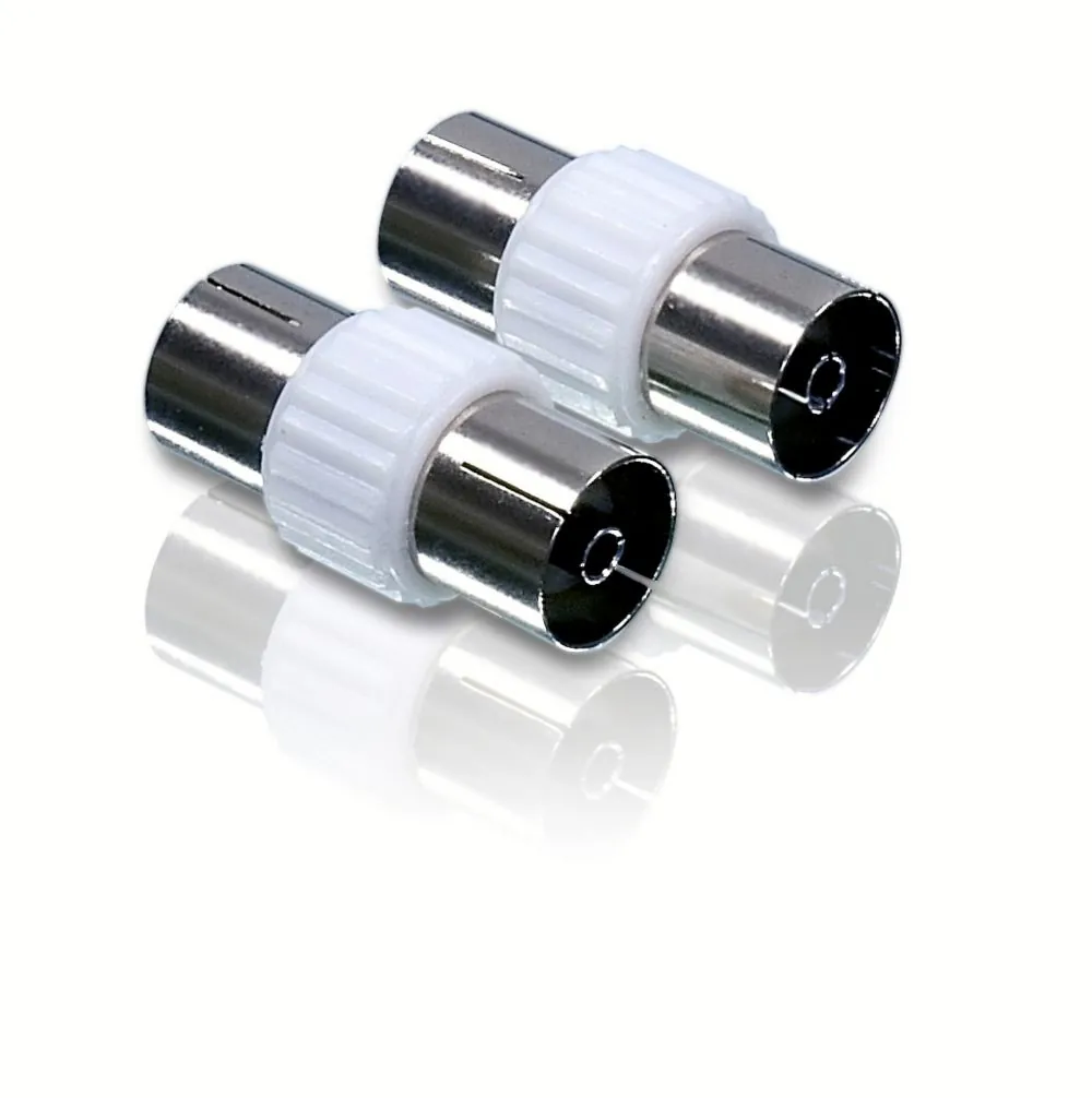 Philips SWV2259/10 cambiador de género para cable Aluminio, Blanco