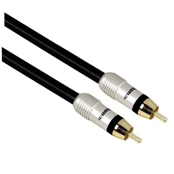 Hama 00083115 cable de audio 1,5 m RCA Negro