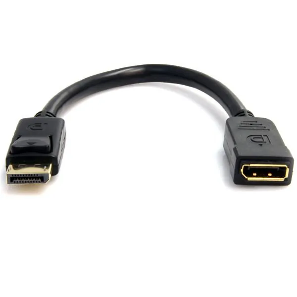 StarTech.com 6" DisplayPort 0,1524 m Negro