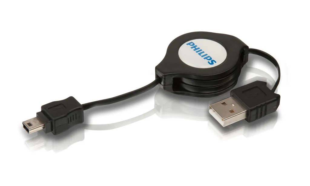 Philips SWR2105/10 cable USB USB 2.0 1 m USB A Mini-USB B Negro