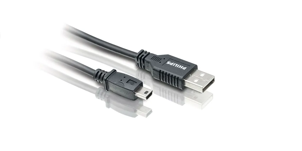 Philips SWU2172/10 cable USB USB 2.0 1,8 m USB A Mini-USB B Negro
