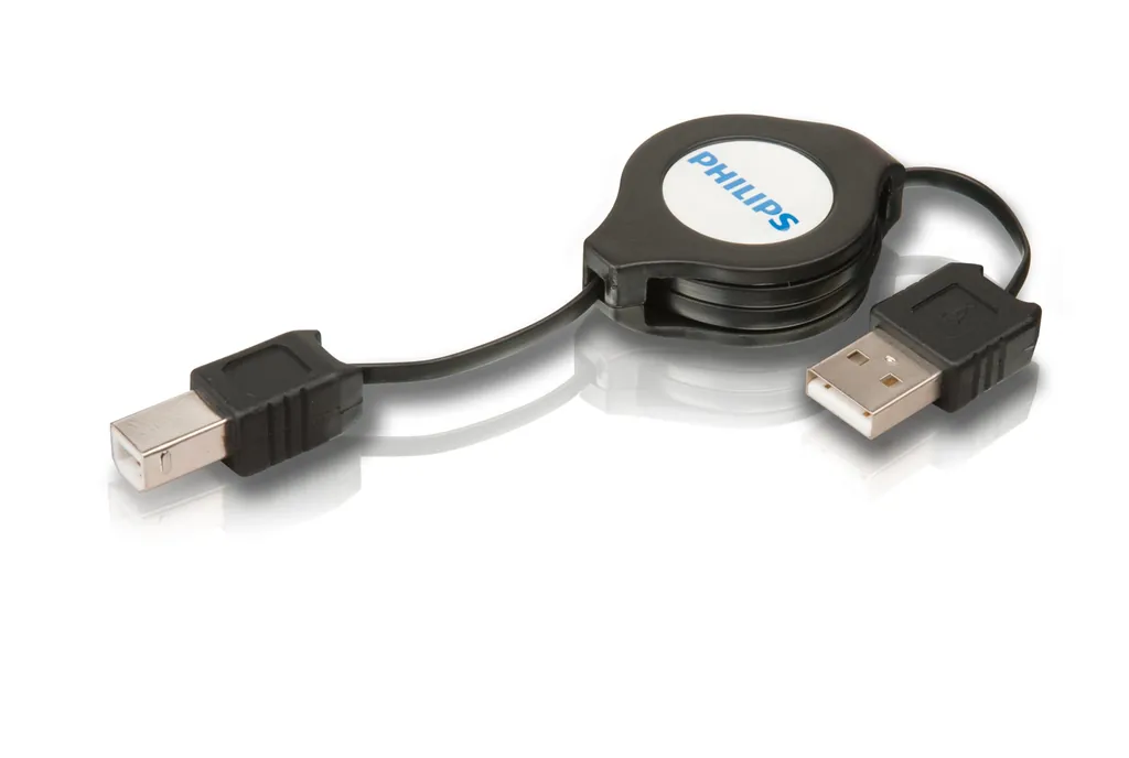 Philips SWR2101/10 cable USB USB 2.0 1 m USB A USB B Negro