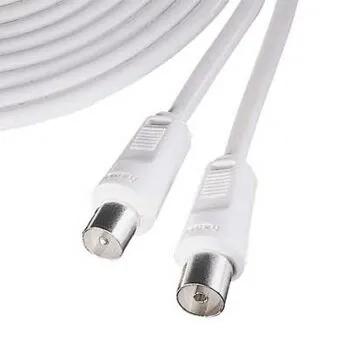 Hama 00029305 cable coaxial 3 m Blanco
