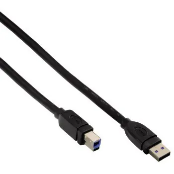 Hama 00054502 cable USB USB 3.2 Gen 1 (3.1 Gen 1) 3 m USB A USB B Negro