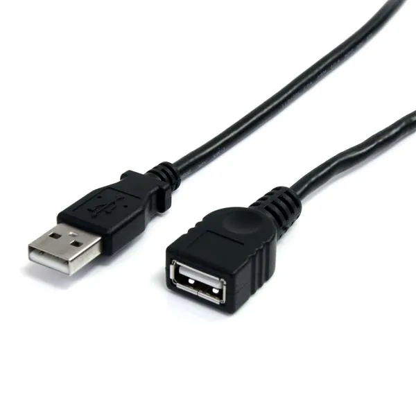 StarTech.com USBEXTAA6BK cable USB 1,83 m Negro