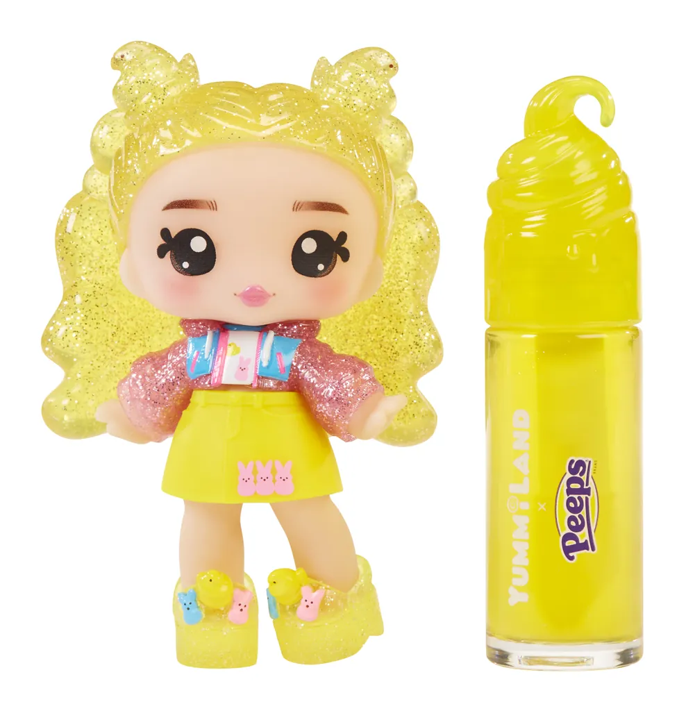 [528630] MGA Entertainment Yummiland x PEEPS Lip Gloss Doll – Goldie Mallows