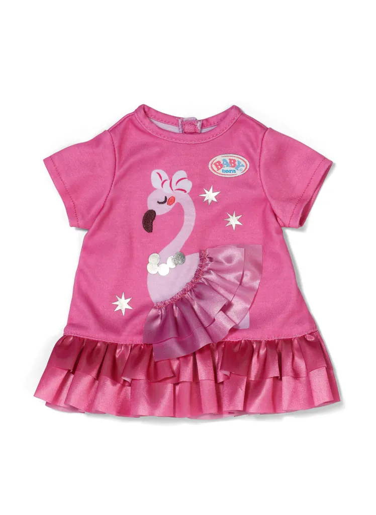 [839423] BABY born Dress Flamingo 43cm Vestido para muñecas