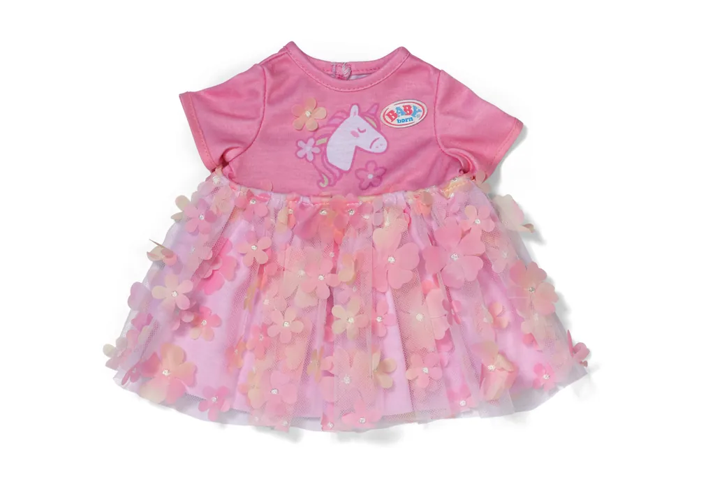 [839393] BABY born Dress Blossoms 43cm Vestido para muñecas