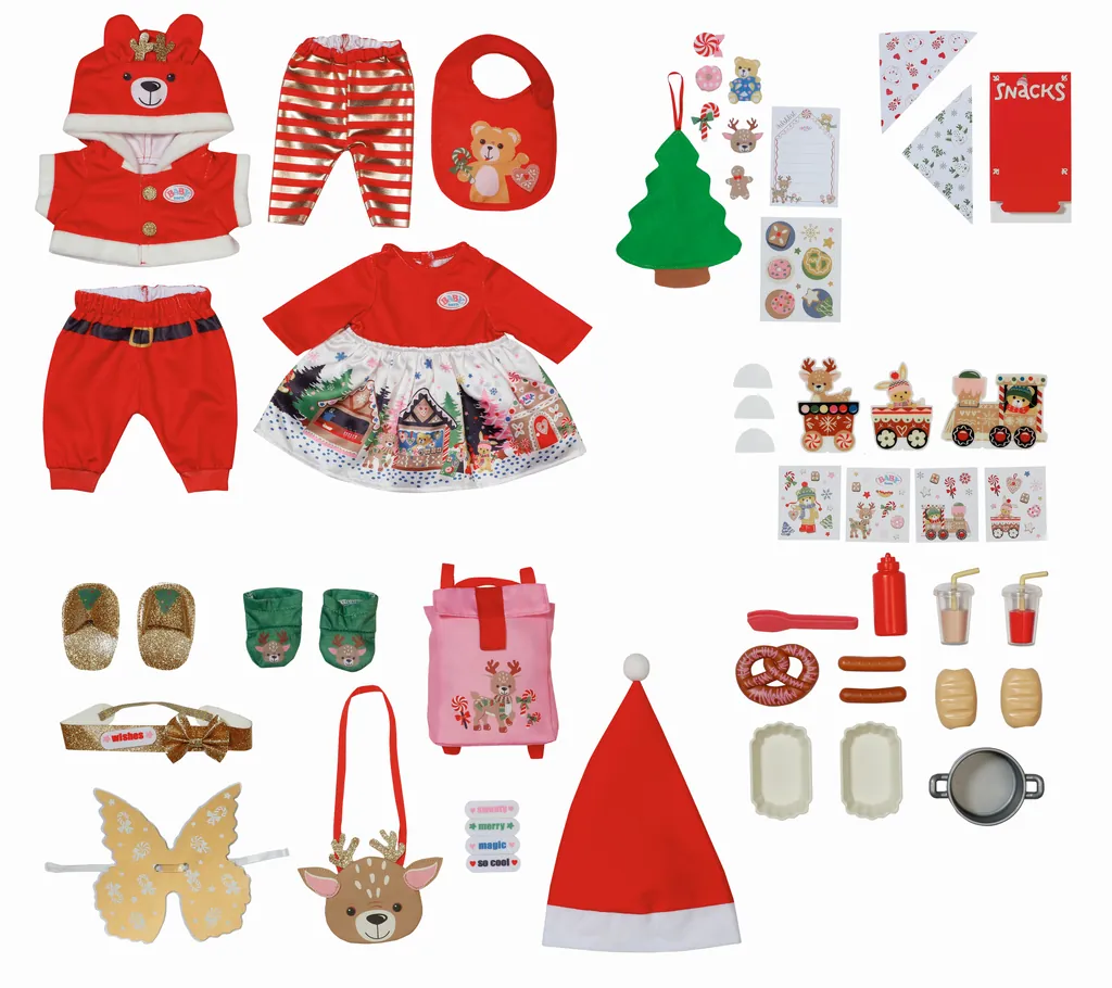 [837474] BABY born Advent Calendar 43cm Juego de ropita para muñeca
