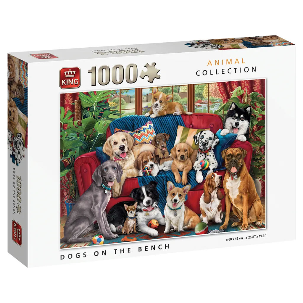[1119801974] King 1119801974 puzzle Puzzle rompecabezas 1000 pieza(s) Animales