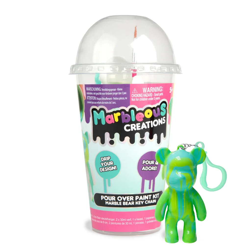 [HUN3811] Gear2Play Marble Bear Pouring Keyring Kit