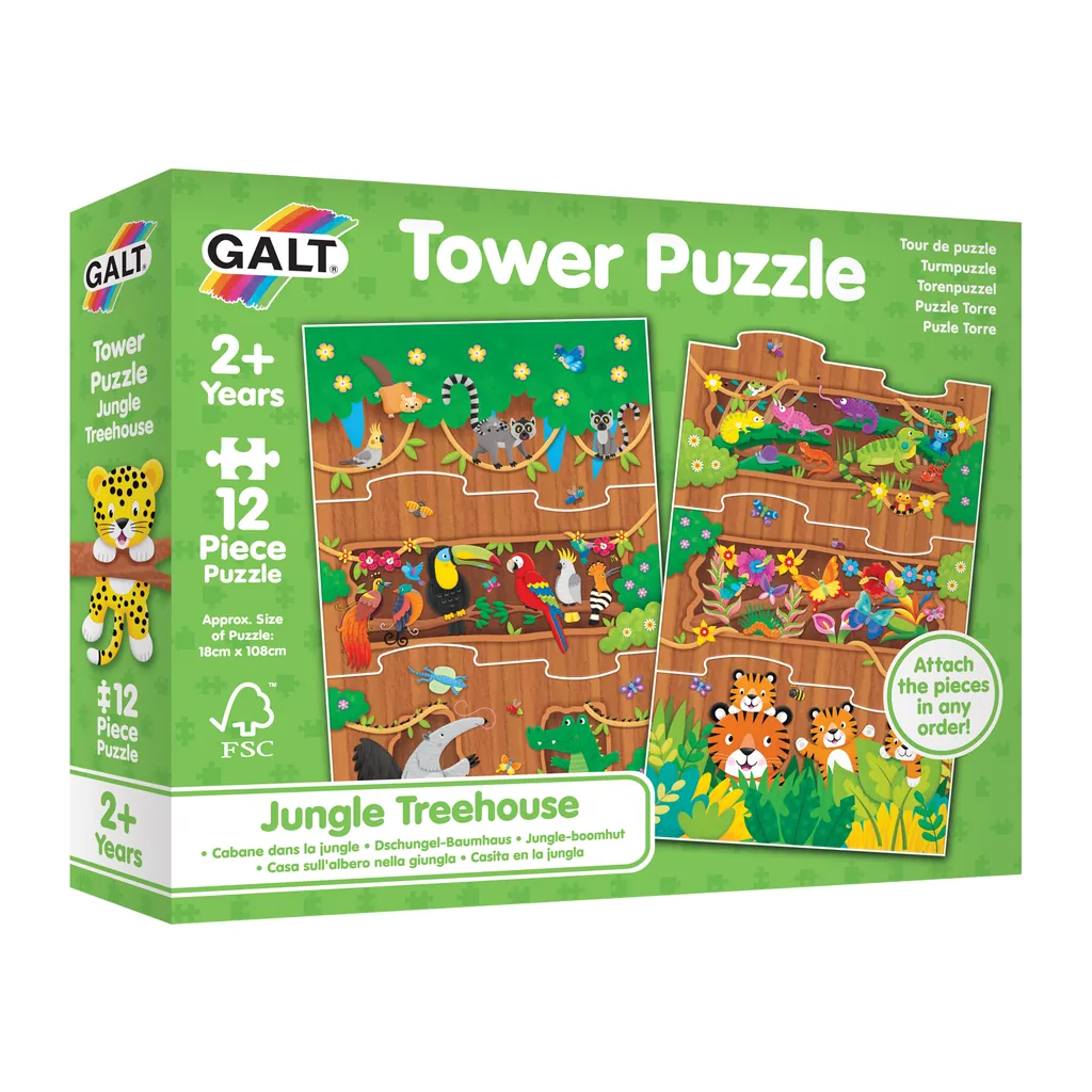 [1005674] Galt Toys 1005674 puzzle Puzzle rompecabezas 12 pieza(s) Animales