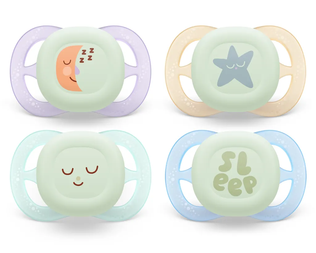 [SCF075/19] Philips AVENT SCF075/19 chupete de niño Chupete clásico para bebés Ortodóntico Silicona Multicolor