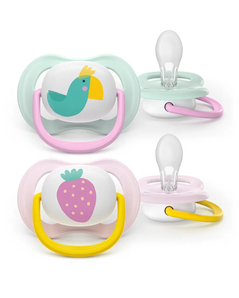 [SCF080/24] Philips AVENT SCF080/24 chupete de niño Chupete clásico para bebés Ortodóntico Silicona Multicolor