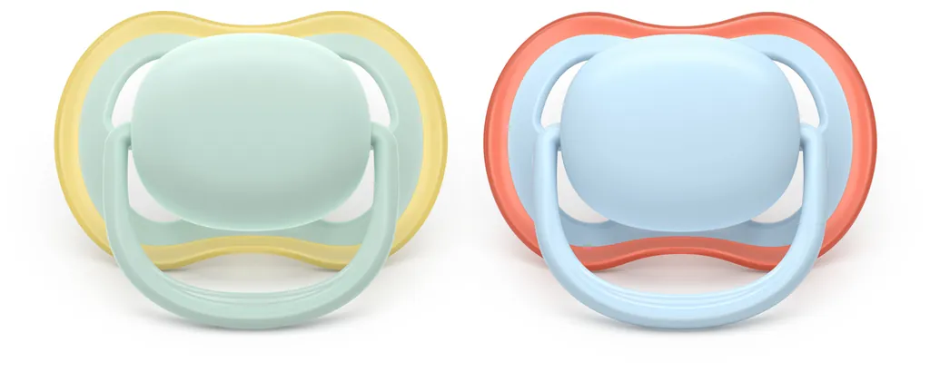 [SCF087/01] Philips AVENT SCF087/01 chupete de niño Chupete clásico para bebés Ortodóntico Silicona Azul, Verde